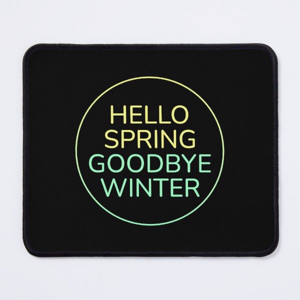 Item preview, Hello Spring Goodbye Winter - Minimalist designed and sold by vividlukas.