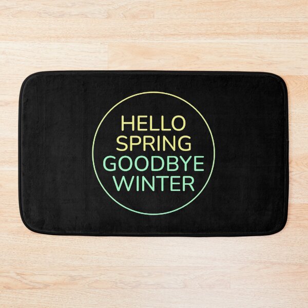 Item preview, Hello Spring Goodbye Winter - Minimalist designed and sold by vividlukas.