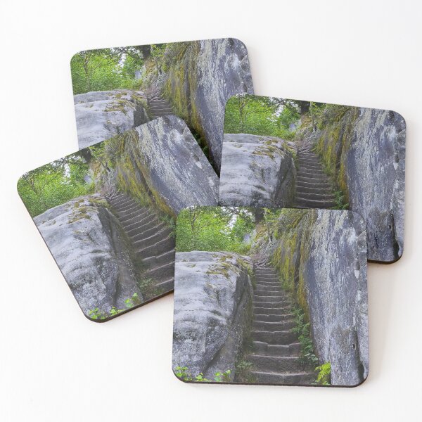 Item preview, Ancient Path: Authentic Stone Stairs in Bohemian Switzerland designed and sold by Kainicram.