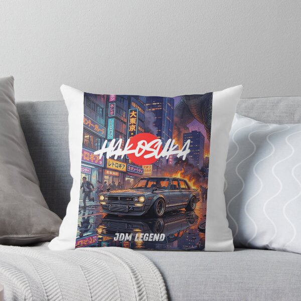Item preview, The Hakosuka And The Kaiju 1970s Movie Style Art designed and sold by surendran-r.