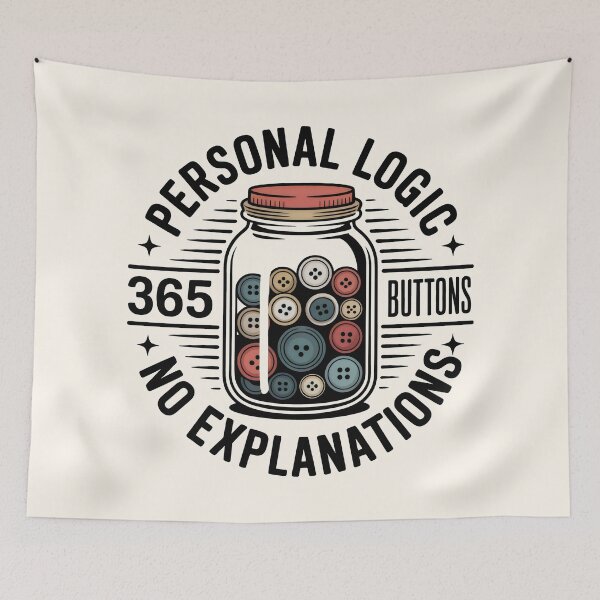 Item preview, Personal Logic 365 Buttons Sewing Crafting designed and sold by SplashTastic.