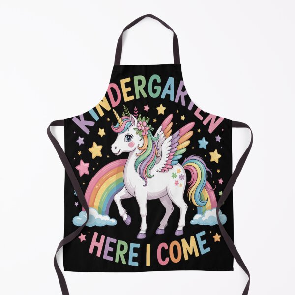Item preview, Kindergarten Here I Come Unicorn Girls Back To School designed and sold by LacostCarl.