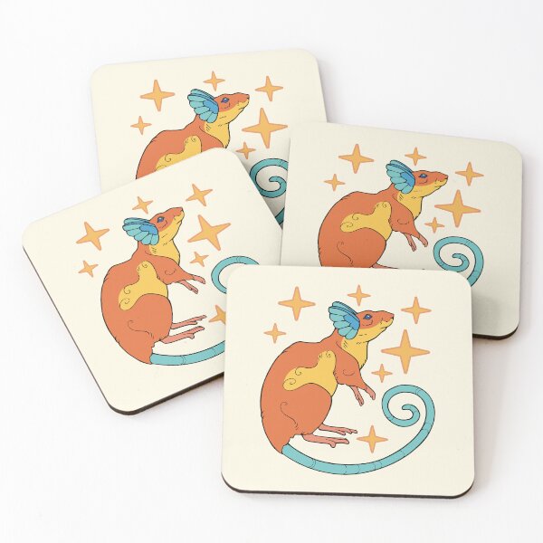 Item preview, Butterfly Rat designed and sold by Erika Vaigel Illustrations.