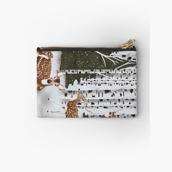Item preview, Birch forest and spotted deers designed and sold by prntsystm.