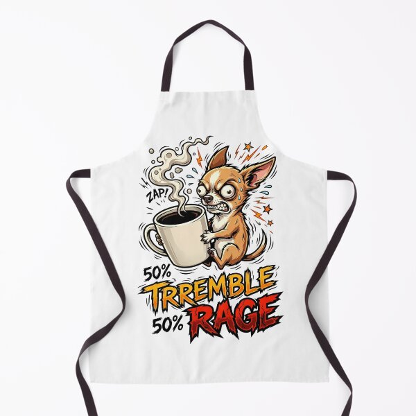 Item preview, Half Tremble Half Rage Chihuahua Funny Coffee Shirt designed and sold by Tong4130.