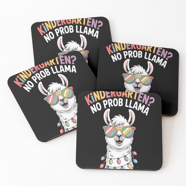 Item preview, Kindergarten No Prob Llama Back to School Teacher designed and sold by LacostCarl.