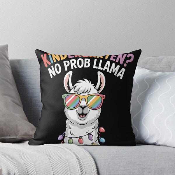 Item preview, Kindergarten No Prob Llama Back to School Teacher designed and sold by LacostCarl.