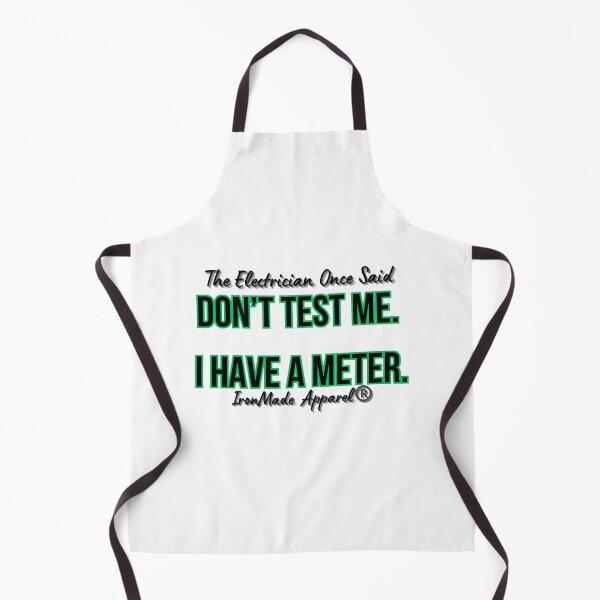 Item preview, Don’t Test Me I Have a Meter Electrician T-Shirt – Funny Lineman & Electrical Worker Humor Tee designed and sold by IronMade Apparel.