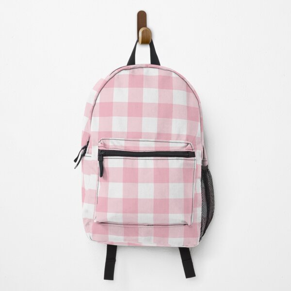 Item preview, White And Blush Gingham Pattern designed and sold by pattern-archive.