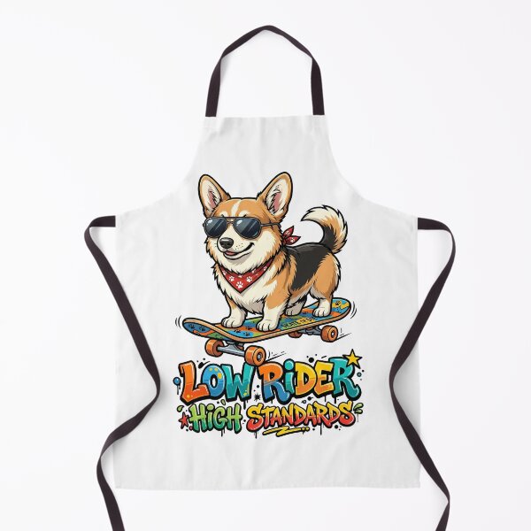 Item preview, Low Rider High Standards Corgi Skateboard Funny Shirt designed and sold by Tong4130.