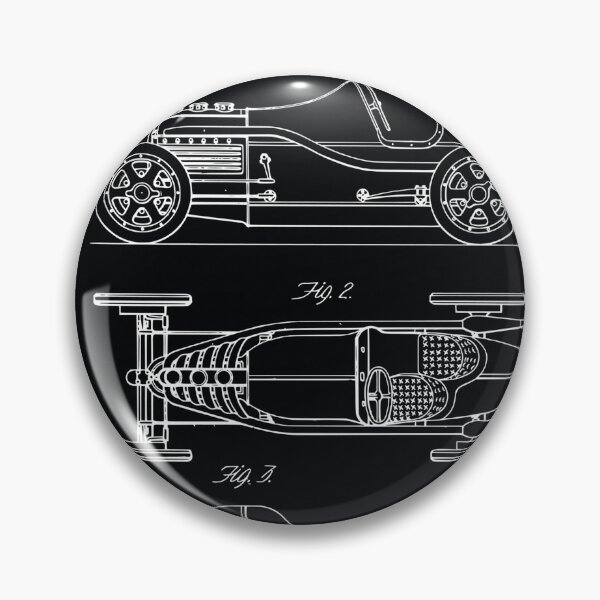 Item preview, Vintage racing car patent drawing designed and sold by Mauswohn.