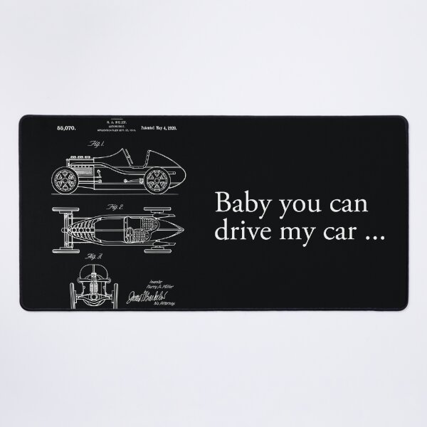 Item preview, Vintage racing car patent drawing designed and sold by Mauswohn.