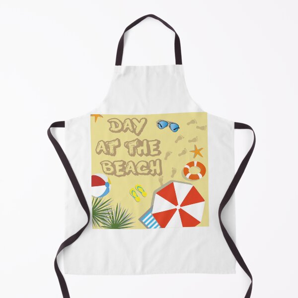 Item preview, Day at the Beach Summer Sun and Sand Top View Art designed and sold by PixelWaveBD.