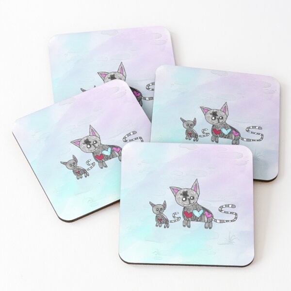 Item preview, Big and Small Cats Illustration designed and sold by nimbfeja.