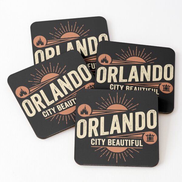 Item preview, Vintage Orlando City Beautiful Retro Sunburst designed and sold by Imaginationbeyond.