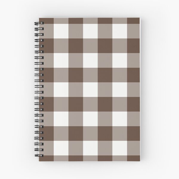 Item preview, White And Brown Gingham Pattern designed and sold by pattern-archive.