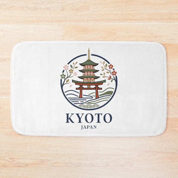 Item preview, Kyoto Japan Temple with Cherry Blossoms designed and sold by NPStudio.