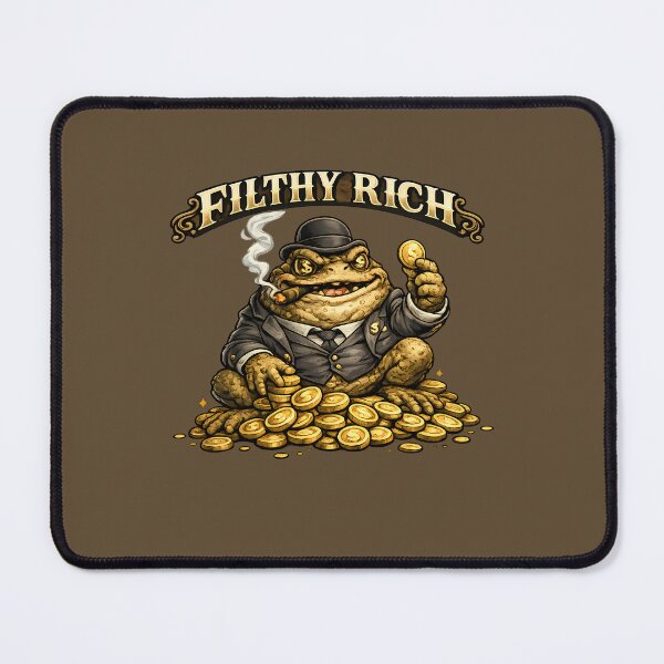 Item preview, Filthy Rich Frog – Funny Money Meme Rich Lifestyle Design designed and sold by Irysek.
