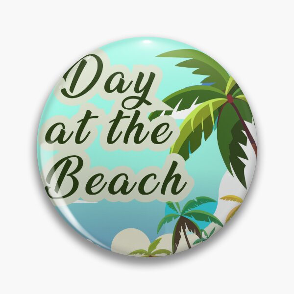 Item preview, Day at the Beach Tropical Coastal Hut Landscape Art designed and sold by PixelWaveBD.