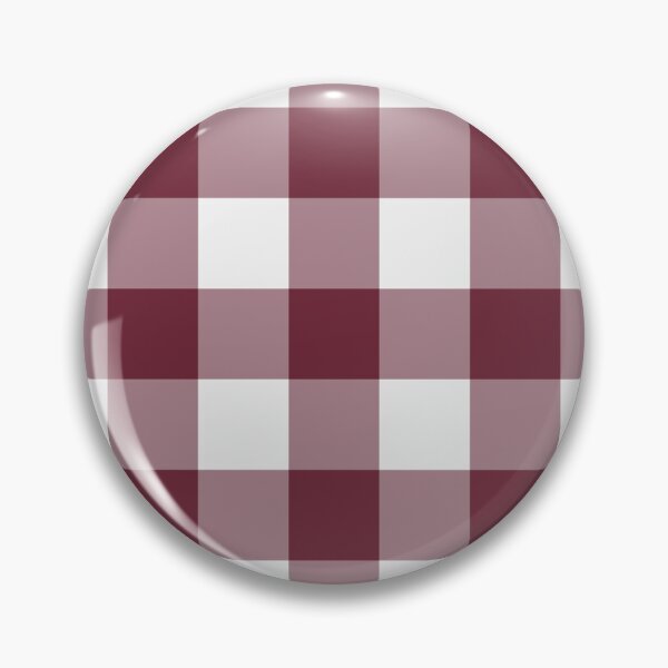 Item preview, White And Burgundy Gingham Pattern designed and sold by pattern-archive.