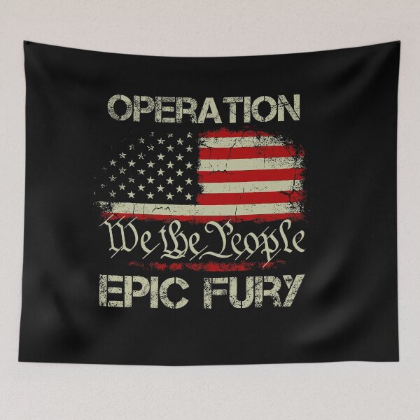 Item preview, Operation Epic Fury - We The People American Flag Vintage Men Women designed and sold by RDGNR.