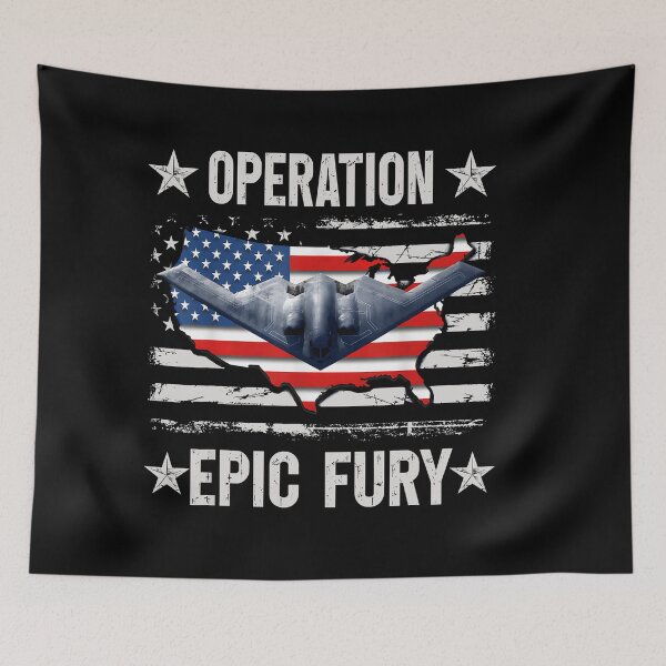 Item preview, Operation Epic Fury Aircradt American Flag designed and sold by RDGNR.
