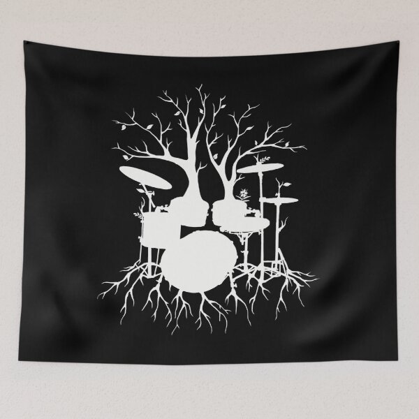 Item preview, Live The Beat To The Tempo Of Creation  Drum Tree Art  Version1 designed and sold by Andreas-Shop.
