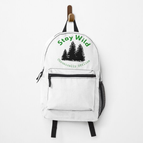 Item preview, Minimalist Stay Wild Forest Nature Lover Design designed and sold by WortStudio.