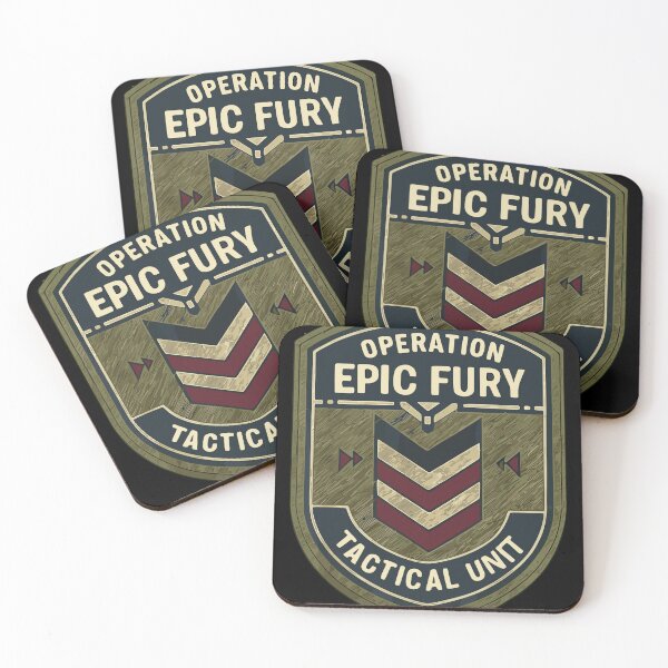 Item preview, Operation Epic Fury Tactical Unit Commander Patch 80s Graphic designed and sold by RDGNR.