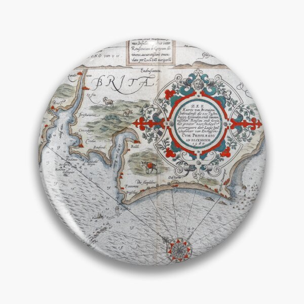 Item preview, old map of western Brittany designed and sold by Calimax61.