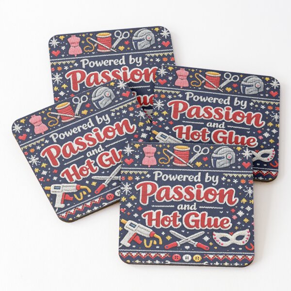 Item preview, Powered by Passion and Hot Glue Knitting Patterns designed and sold by Mauswohn.