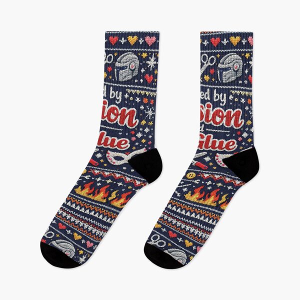 Item preview, Powered by Passion and Hot Glue Knitting Patterns designed and sold by Mauswohn.