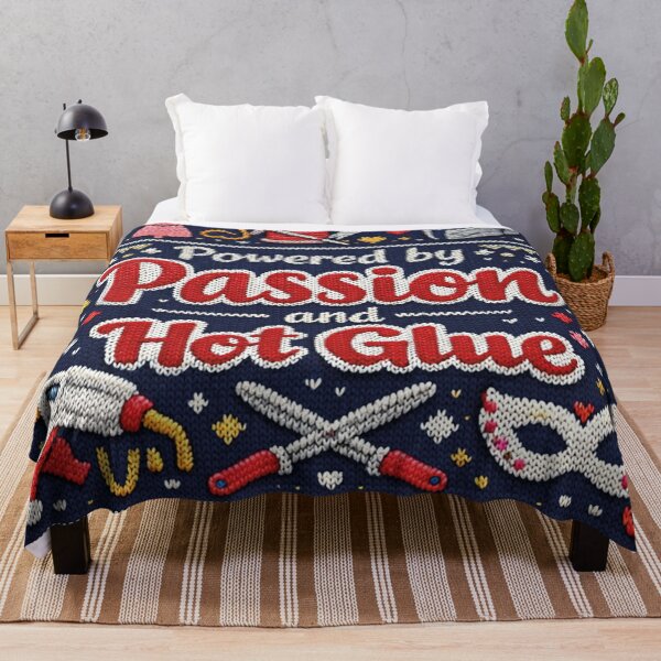 Item preview, Powered by Passion and Hot Glue Knitting Patterns designed and sold by Mauswohn.