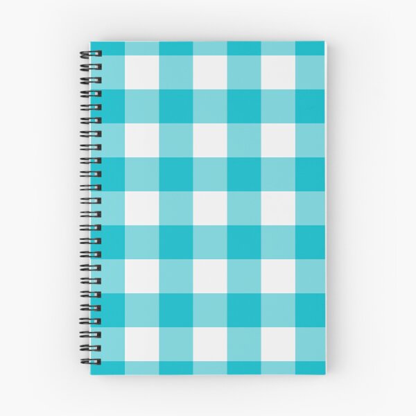 Item preview, White And Cyan Gingham Pattern designed and sold by pattern-archive.