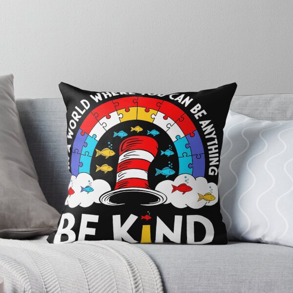 Item preview, In A World Where You Can Be Anything Be Kind Autism Awareness Dr. Seuss designed and sold by RDGNR.