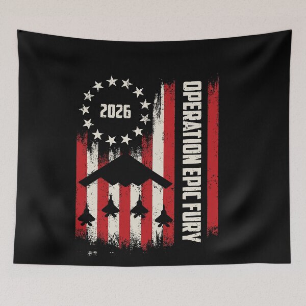Item preview, Operation Epic Fury 2026 Vintage Airtcraft American Flag  designed and sold by RDGNR.