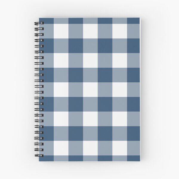 Item preview, White And Denim Gingham Pattern designed and sold by pattern-archive.