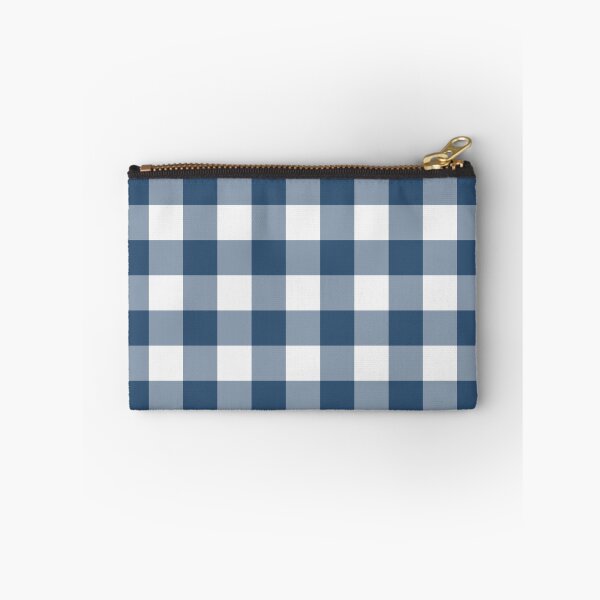 Item preview, White And Denim Gingham Pattern designed and sold by pattern-archive.