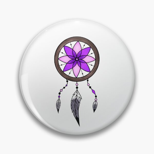 Item preview, Purple flower Dreamcatcher design designed and sold by SoaringMoon.