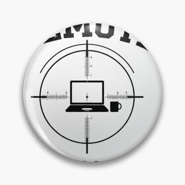 Item preview, Precision Is My Business Remote Is My Location Tactical Office Badge designed and sold by ZYNORAworld.