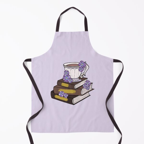 Item preview, Stack of books and teacup designed and sold by letizzart designs.
