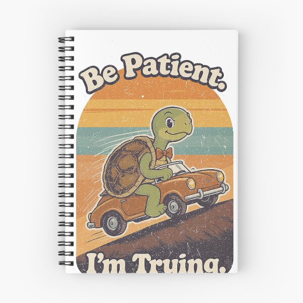Item preview, be patient car sticker  designed and sold by Arctic frame studio.