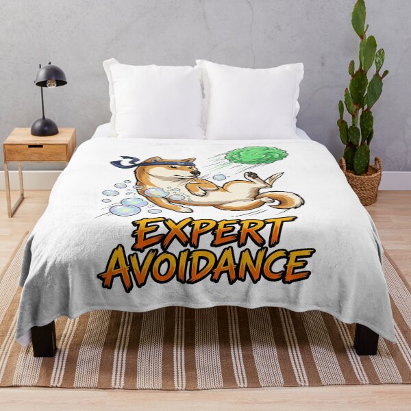 Item preview, Expert Avoidance Shiba Inu Ninja Bath Funny Shirt designed and sold by Tong4130.