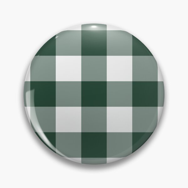 Item preview, White And Forest Green Gingham Pattern designed and sold by pattern-archive.