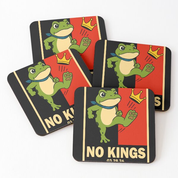Item preview, Portland Frog No King Protest 03 28 26 Political Statement designed and sold by RDGNR.