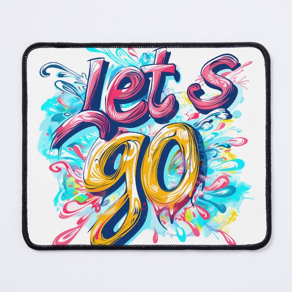 Item preview, Let's Go Graffiti Motivational Art - Neon Drip Street Style Print designed and sold by DesignArtist.ia.