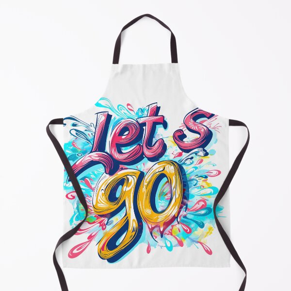Item preview, Let's Go Graffiti Motivational Art - Neon Drip Street Style Print designed and sold by DesignArtist.ia.
