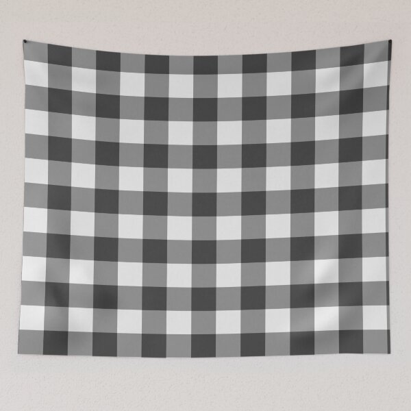 Item preview, White And Gray Gingham Pattern designed and sold by pattern-archive.