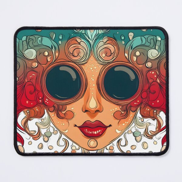 Item preview, Psychedelic Woman with Oversized Sunglasses designed and sold by Shoot-The-Moon.