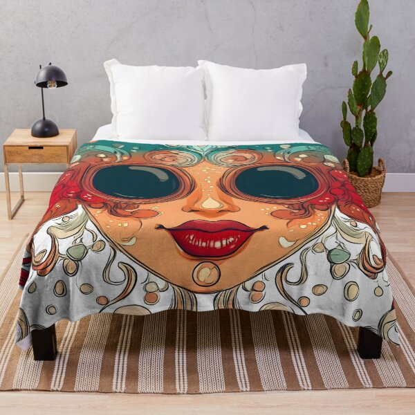 Item preview, Psychedelic Woman with Oversized Sunglasses designed and sold by Shoot-The-Moon.